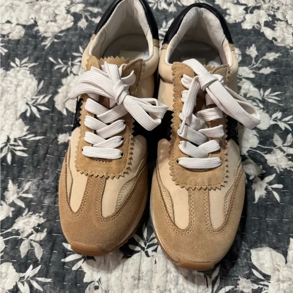 Dolce Vita B.ntcd Sneakers Tan Multi Nylon - Picture 4 of 8